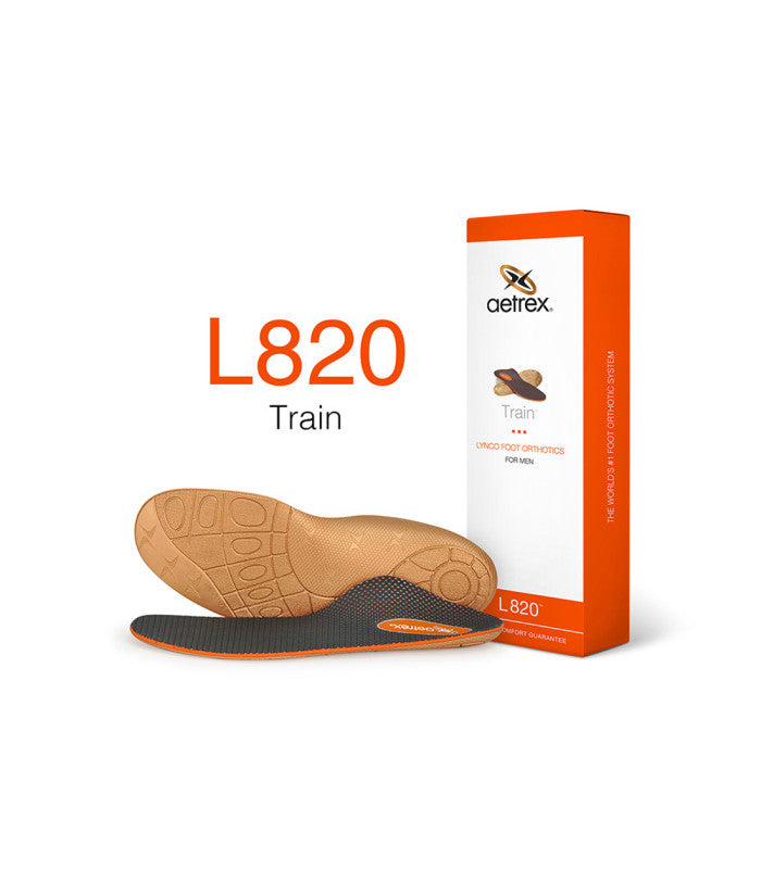 AETREX Mens Train Comfort Posted Orthotics