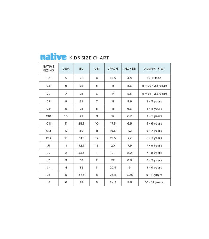 NATIVE Native Howard Sugarlite Kids Junior-Eva Shoes