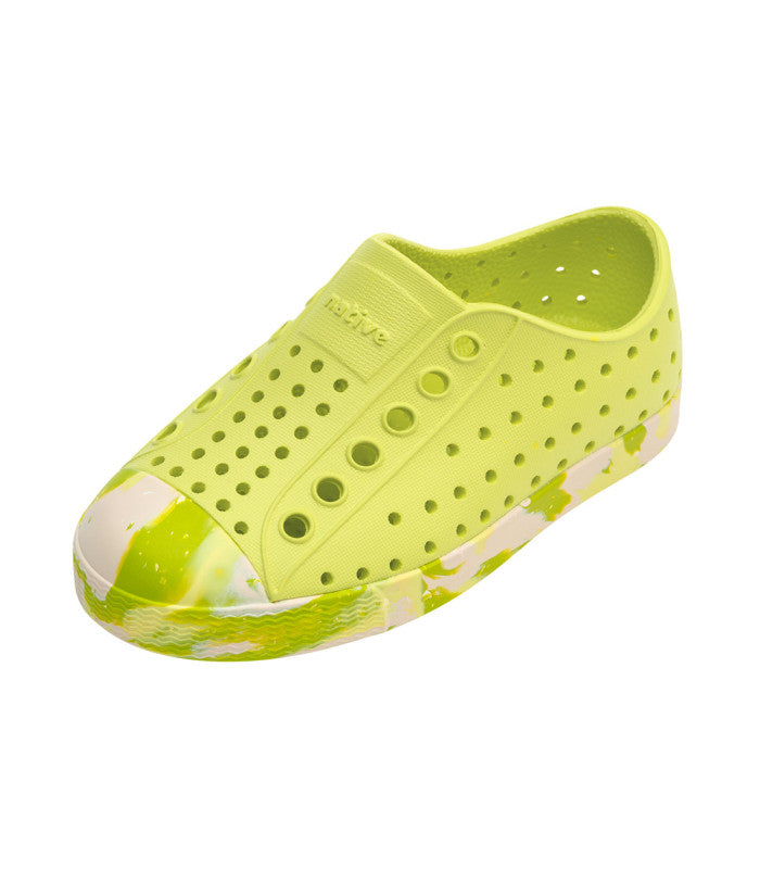 NATIVE Native Jefferson Sugarlite Marbled Kids Junior-Eva Shoes