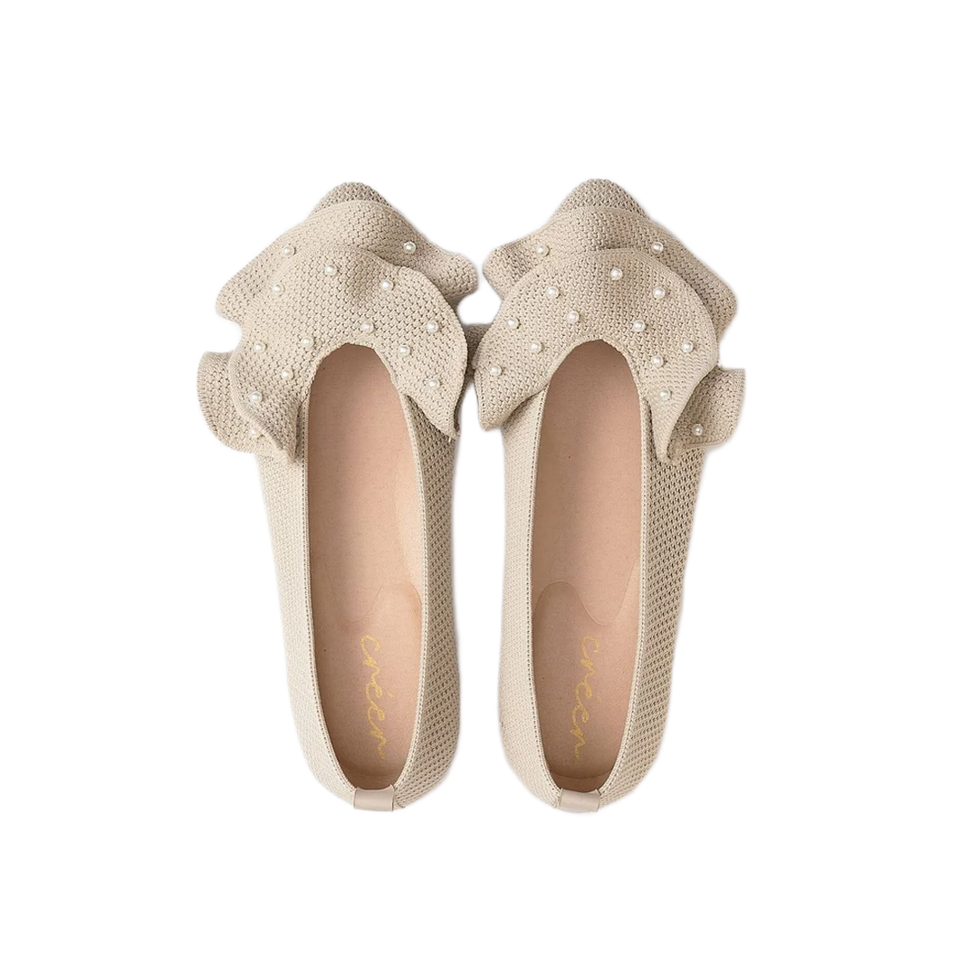 CREER Cherry Flat Ruffles Flats/Ballerinas