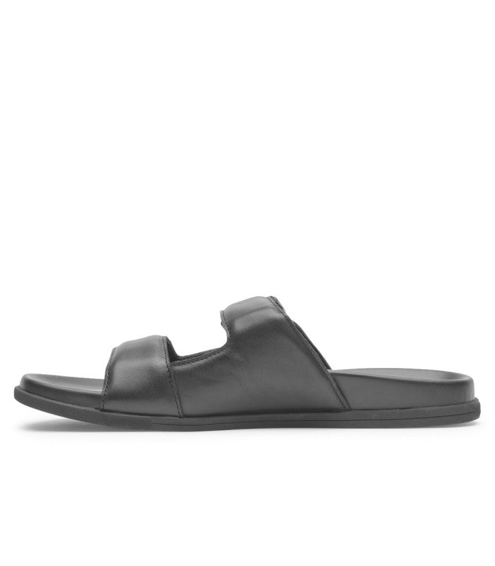 ROCKPORT Darron Buckle Slide Mens Black