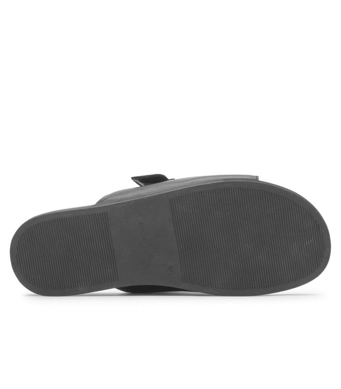 ROCKPORT Darron Buckle Slide Mens Black