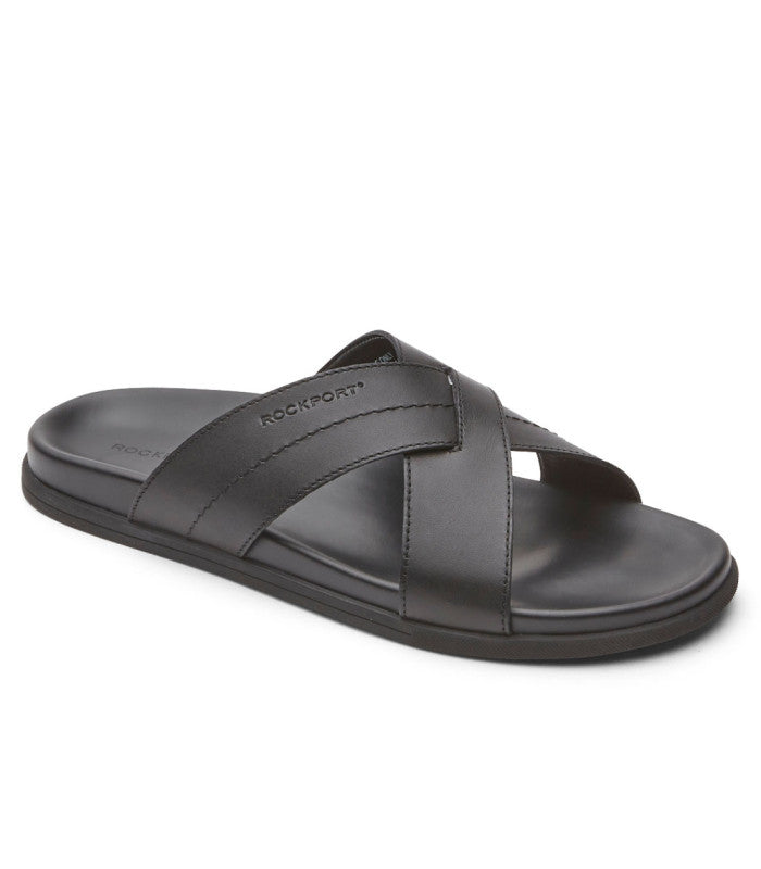 ROCKPORT Darron Slide Mens Black