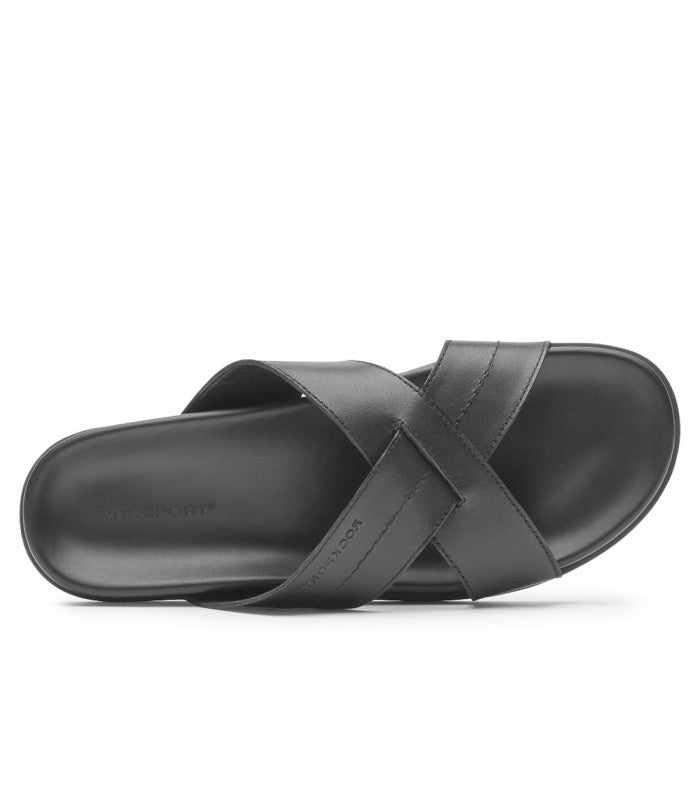 ROCKPORT Darron Slide Mens Black
