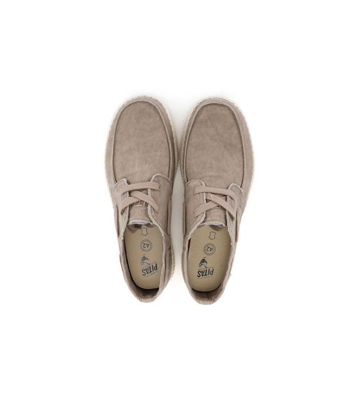 WALKINPITAS Boat Washed Mens Beige