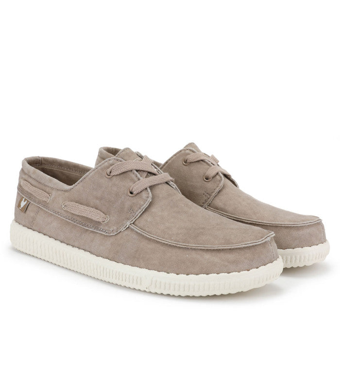 WALKINPITAS Boat Washed Mens Beige