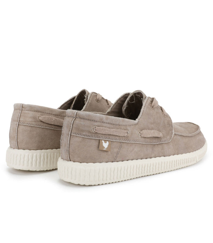 WALKINPITAS Boat Washed Mens Beige