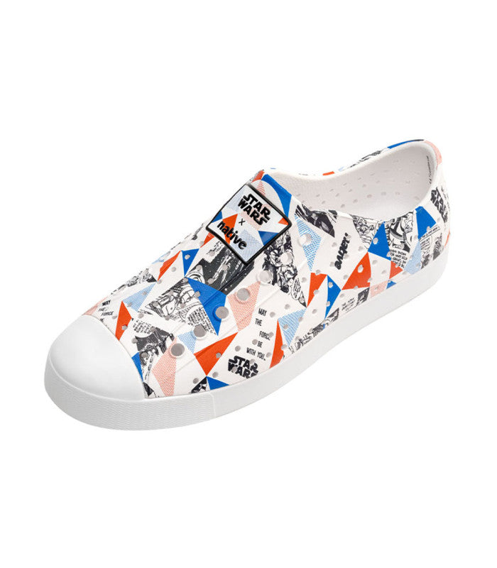 NATIVE Native Jefferson Print Star Wars Mens Adult-Eva Shoes